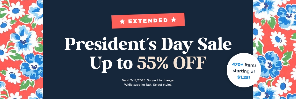 Presidents day sale