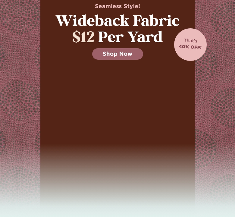 Wideback Fabric Sale