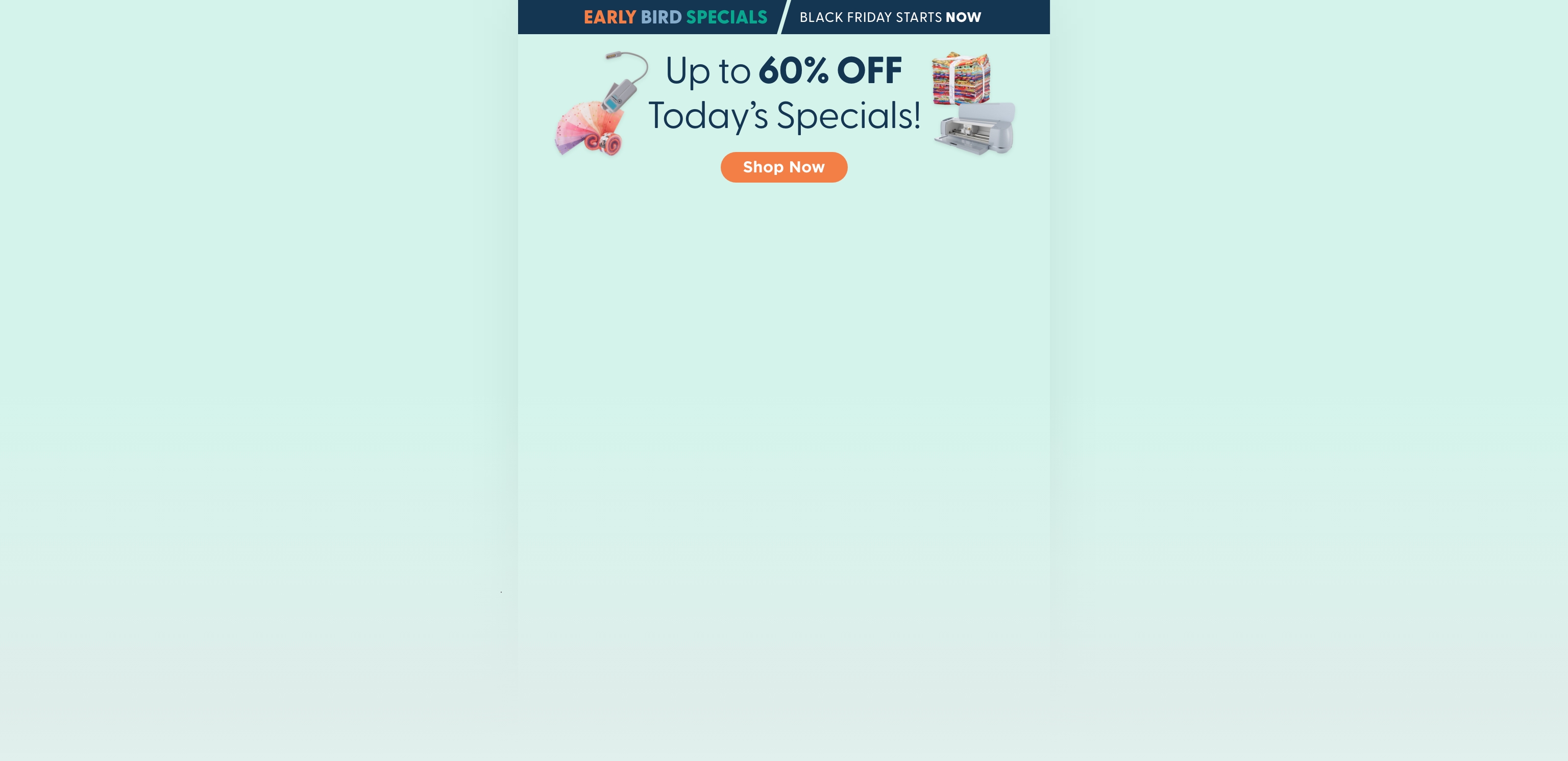 Early Bird Specials
