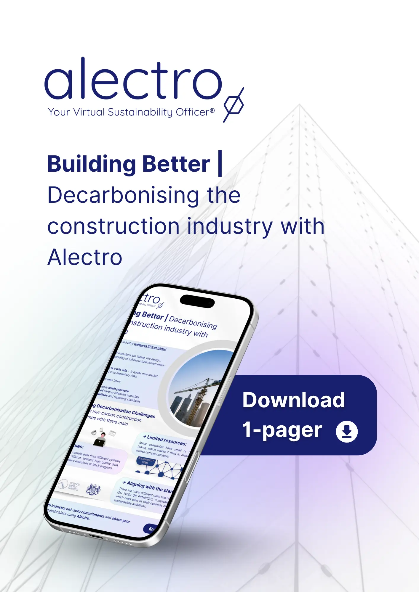 Decarbonising the Construction Industry with Alectro — Alectro