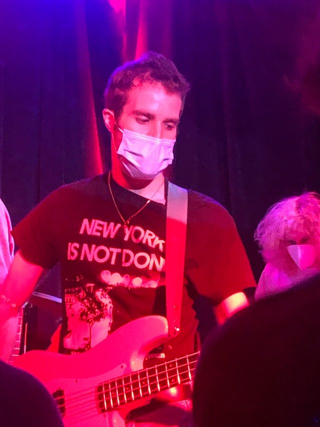 Playing my Richie's Guitar Shop P-bass at East Berlin.