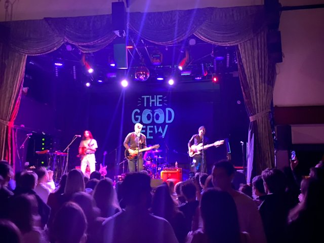 The Good Few playing a sold out show at Bowery Ballroom.