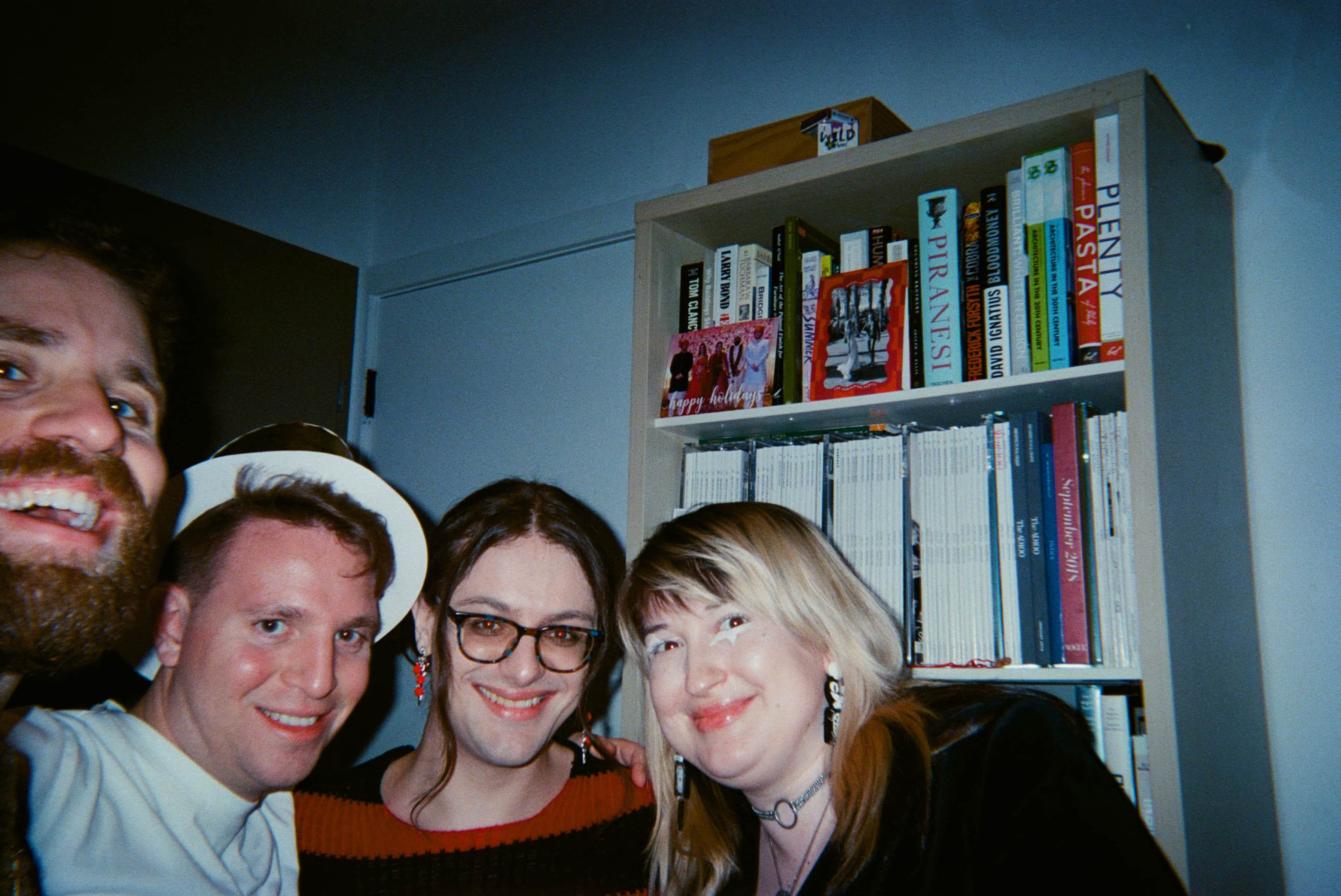 A group of people posing for a photo.