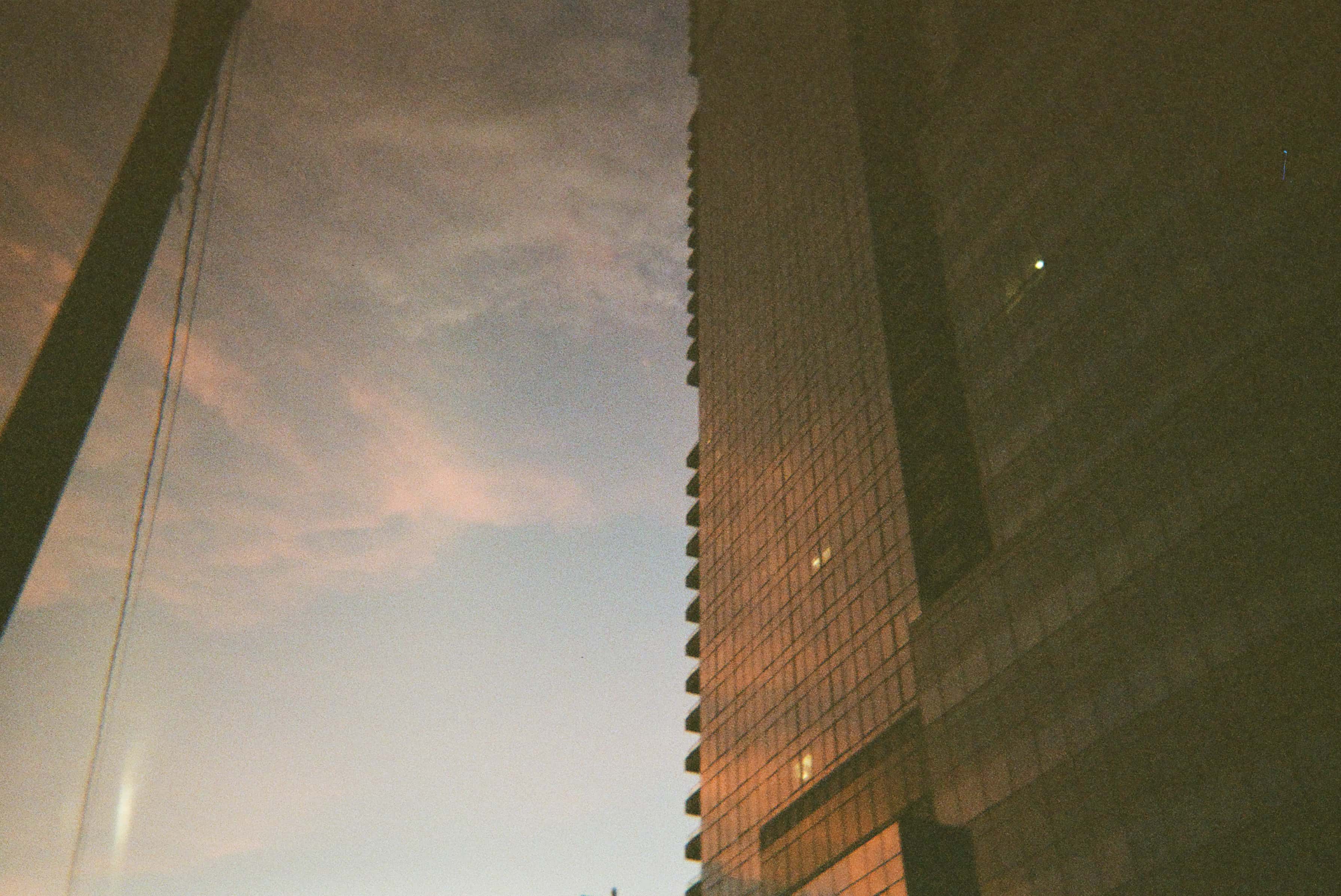 A tall building with windows.