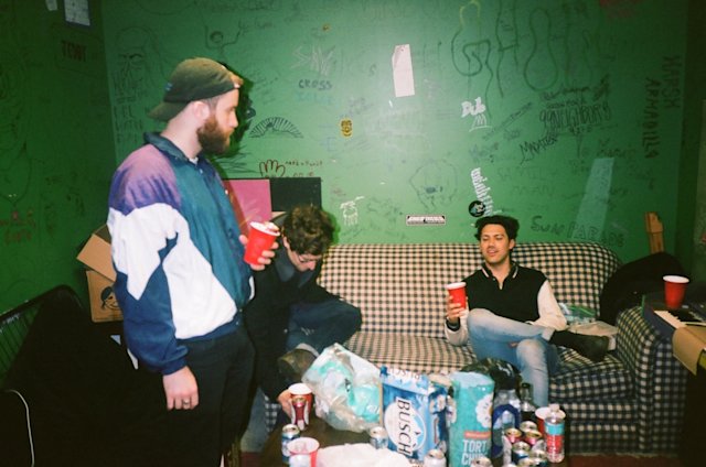 Backstage with Del Water Gap.