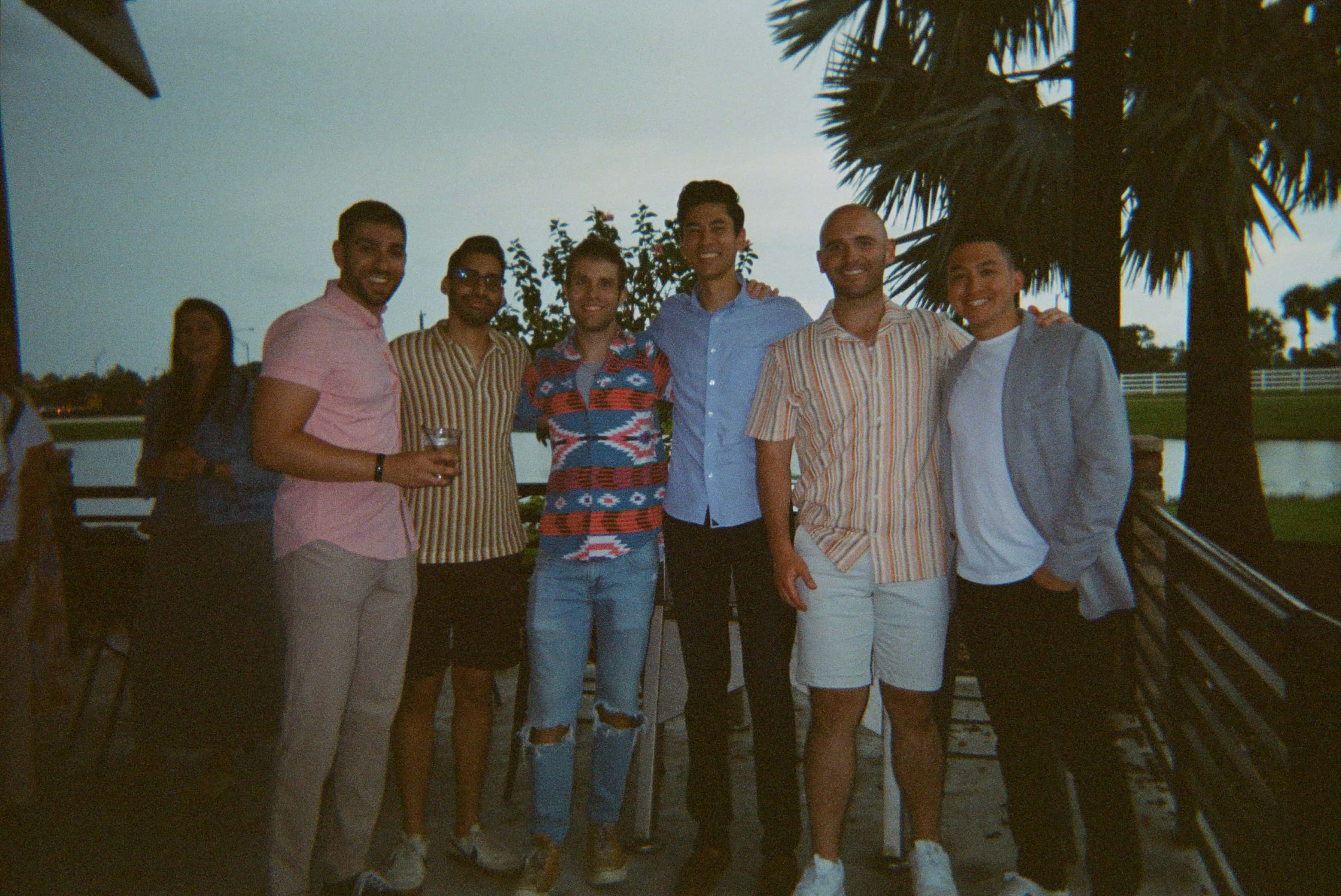 A group of men standing together.