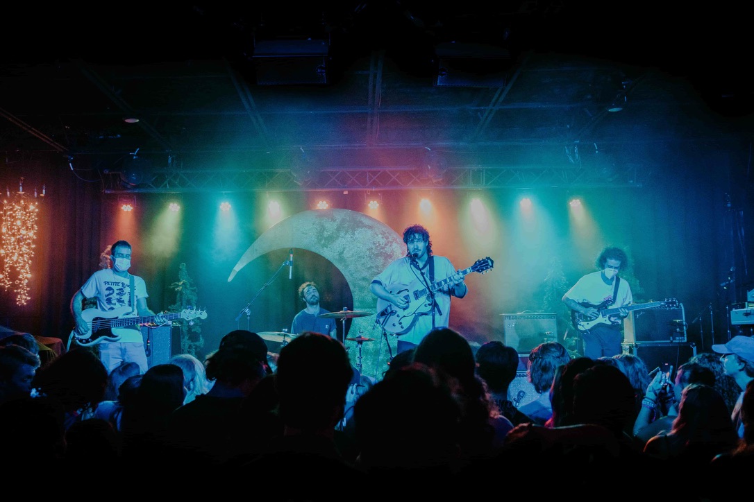 Covey performing at the Basement East in Nashville.