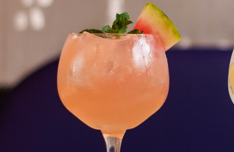 Sweet drinks to order at a bar