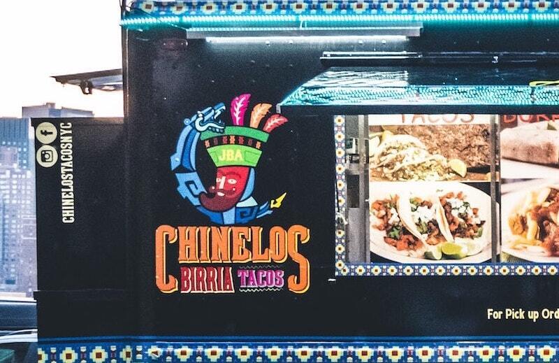 Food truck logo example