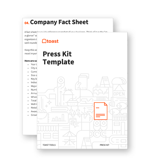Press Kit Template THUMBNAIL