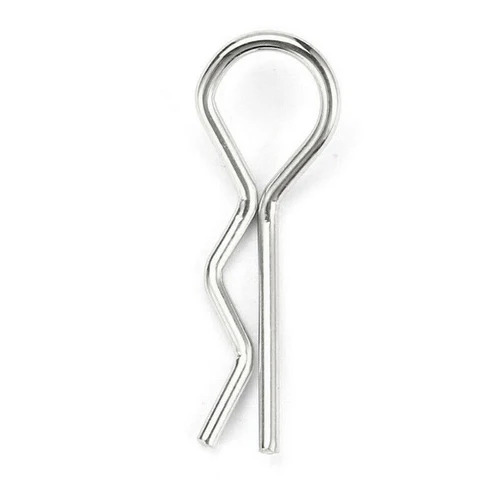 Stainless Steel Body Clips Shell Cover Pin Bend for 1/10 RC Car Remot