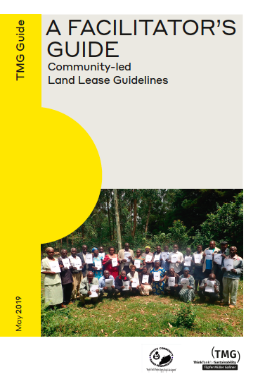 A Facilitator's Guide - Community-led Land Lease Guidelines