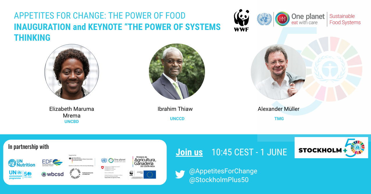 Appetites for change: The power of food for a healthy and prosperous planet @ Stockholm + 50