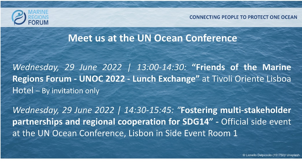 Friends of the Marine Regions Forum: UNOC 2022 – Lunch Exchange 