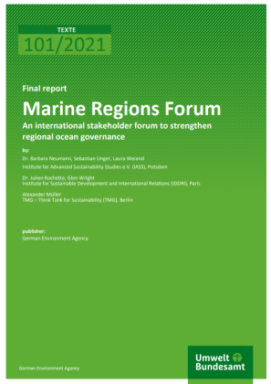 Marine Regions Forum: An international stakeholder forum to strengthen  regional ocean governance