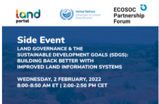 Land governance and the Sustainable Development Goals (SDGs)