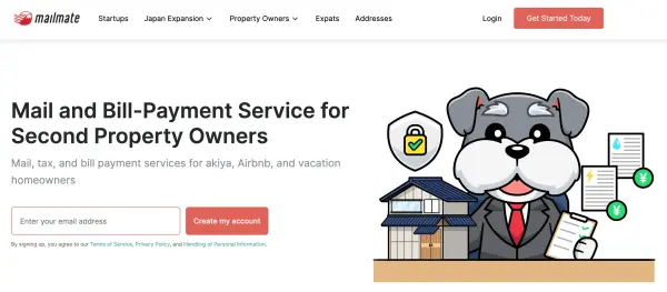 Mail and Bill-Payment Service for Second Property Owners