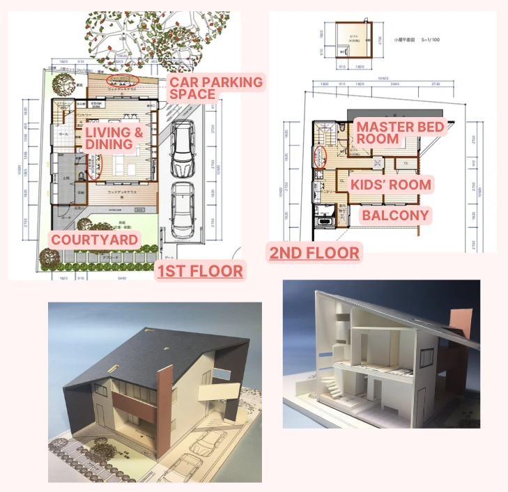 Suburban Japanese house plan