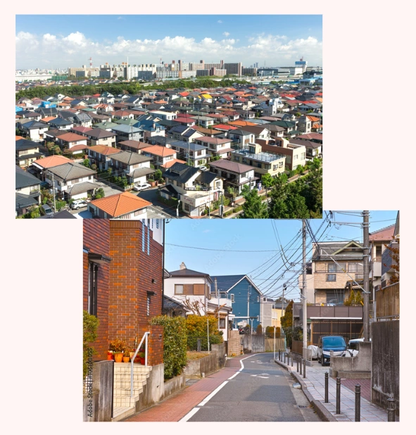 Japanese suburbs