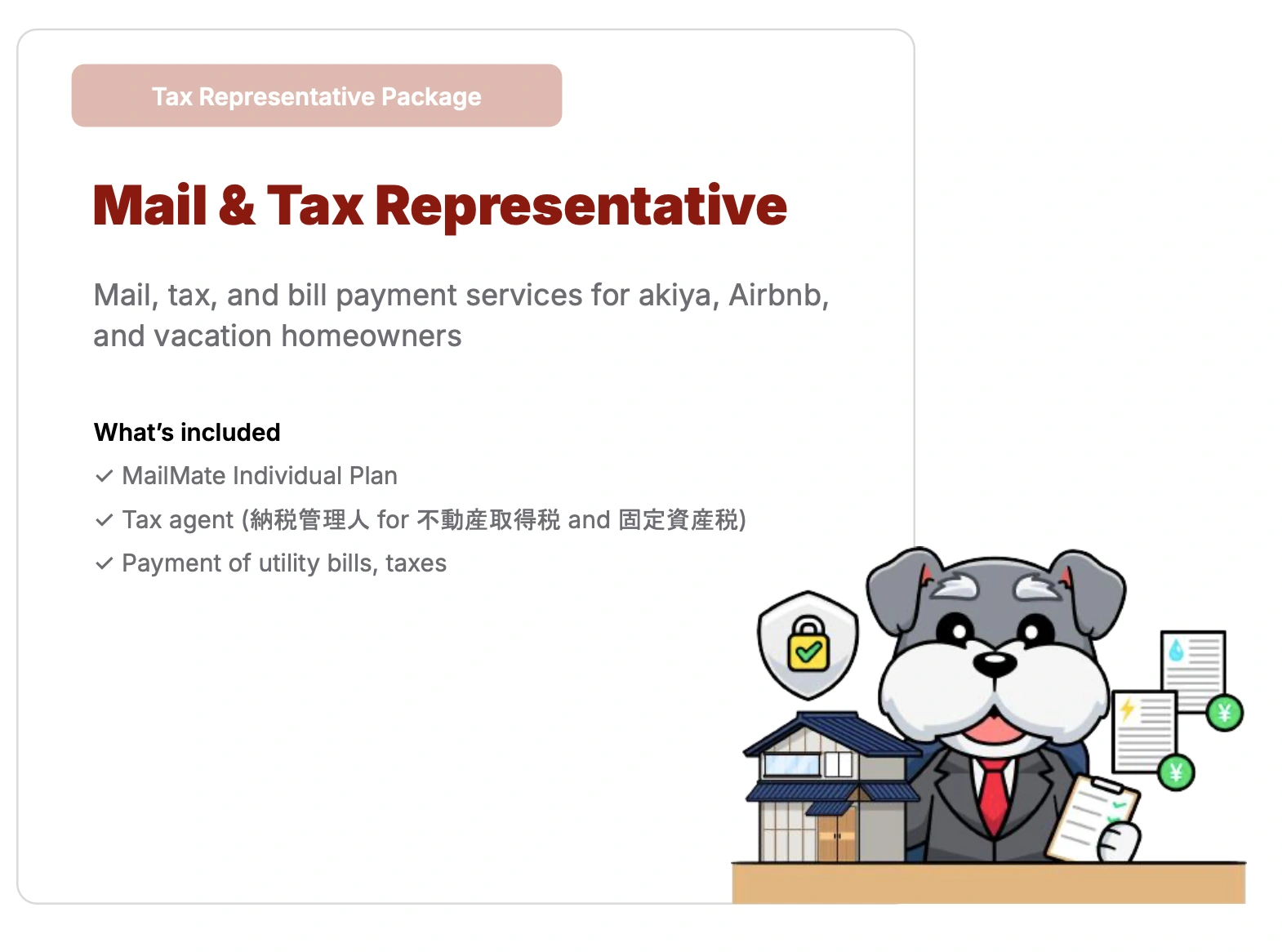 MailMate's Tax Representative service