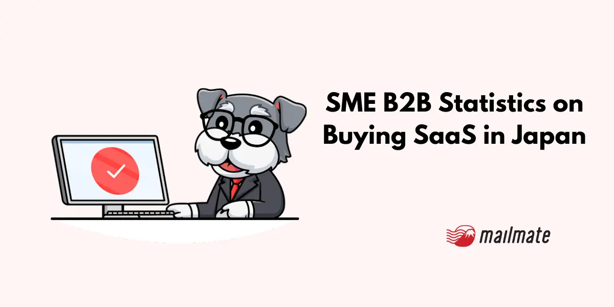 SME B2B Statistics on Buying SaaS in Japan in 2024