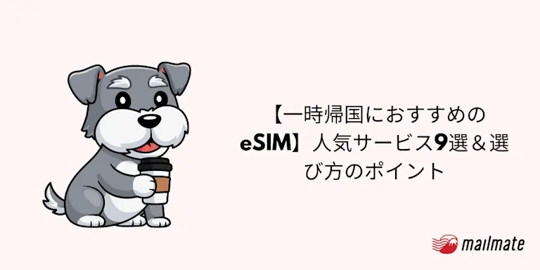 【一時帰国におすすめのeSIM】人気サービス9選＆選び方のポイント