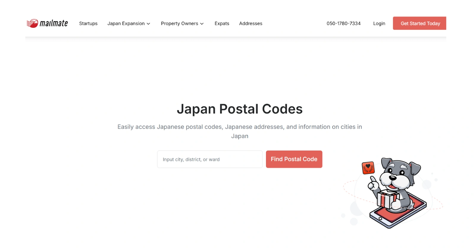 MM Japan Postal Code