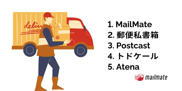 ５つの郵便物管理サービス紹介