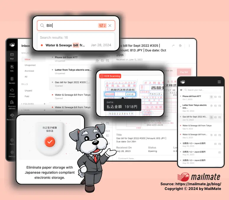 MailMate dashboard features