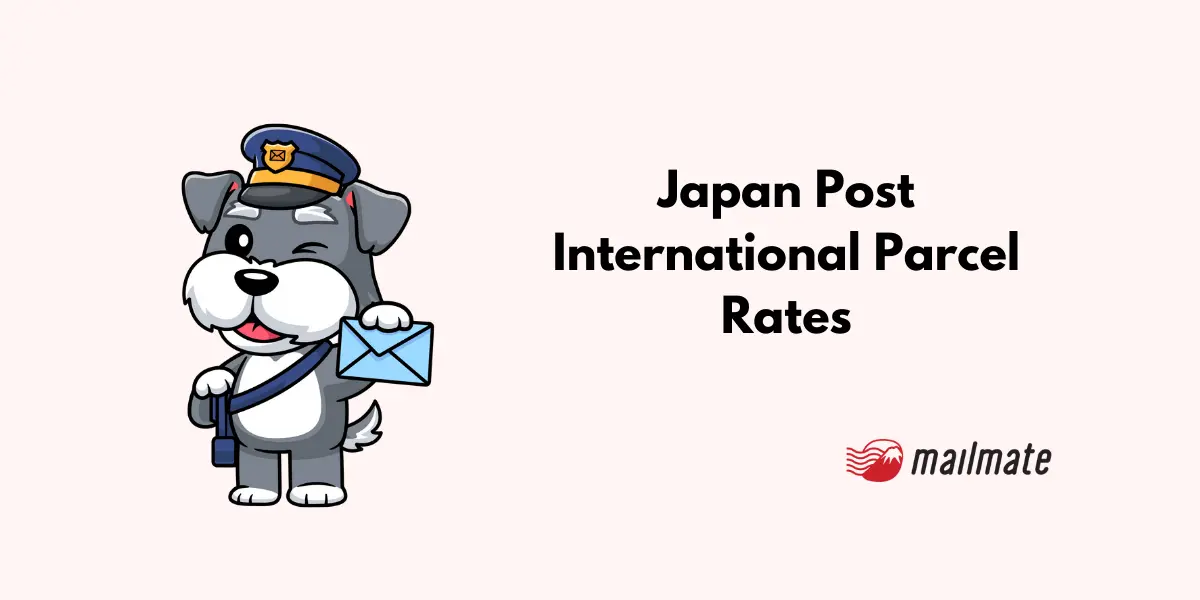 Japan Post International Parcel Rates [Chart]