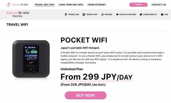 Results for Pocket Wi-Fi & SIM Cards 【Rakuten Travel Experiences