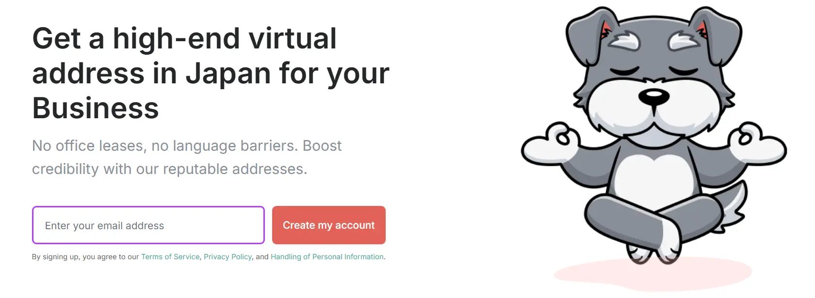 MailMate address rental page
