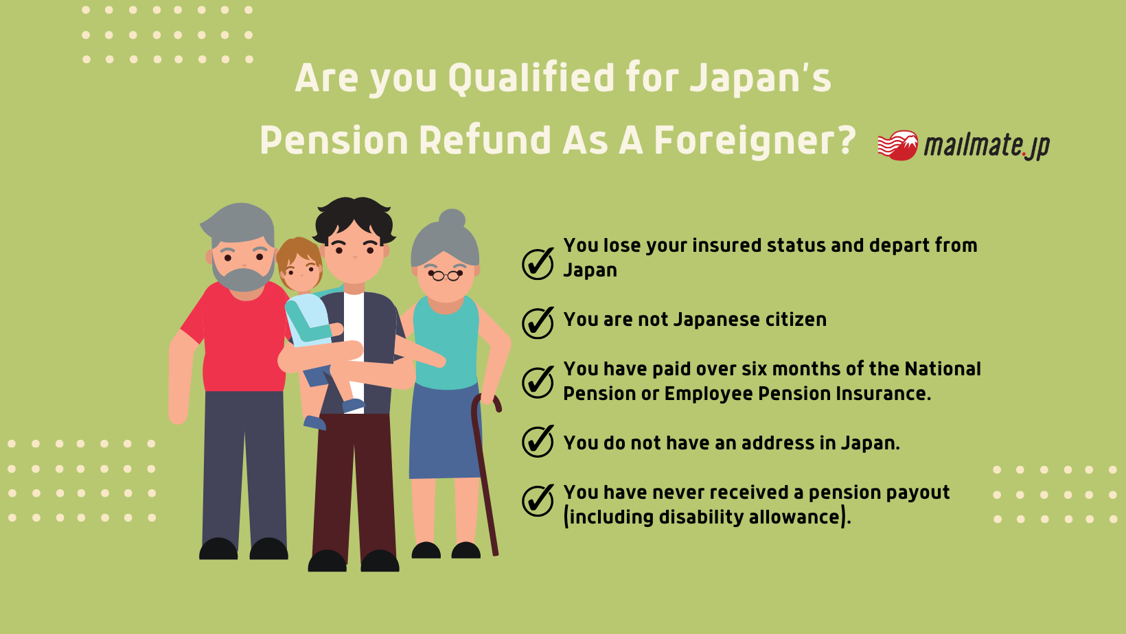 Japan’s Pension Refund for Foreigners [Step-by-Step How to Withdraw]