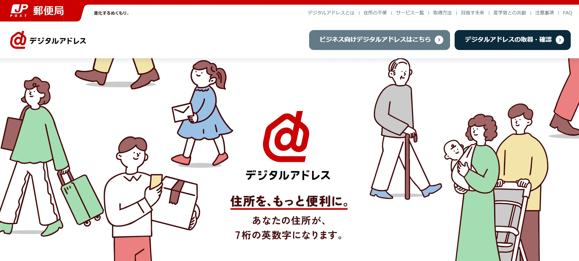 引用元：日本郵便「デジタルアドレス」