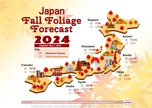 japan fall foliage 2024