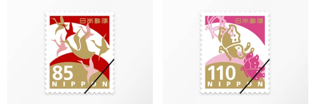 また切手の貼付場所は、縦書きなら封筒の左上、横書きなら右上です。普通切手ではなく、慶事用切手を使いましょう。