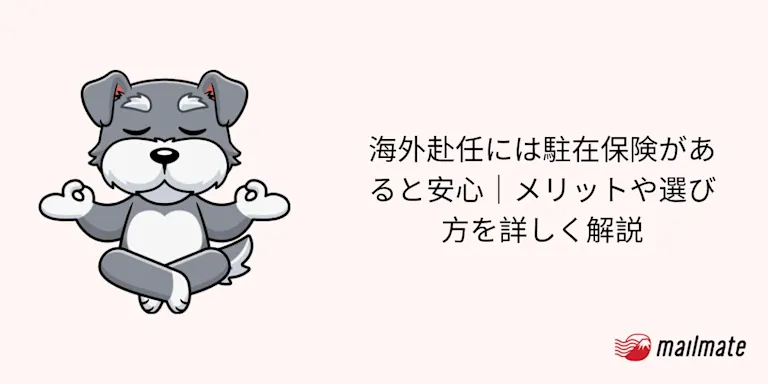 海外赴任には駐在保険があると安心｜メリットや選び方を詳しく解説