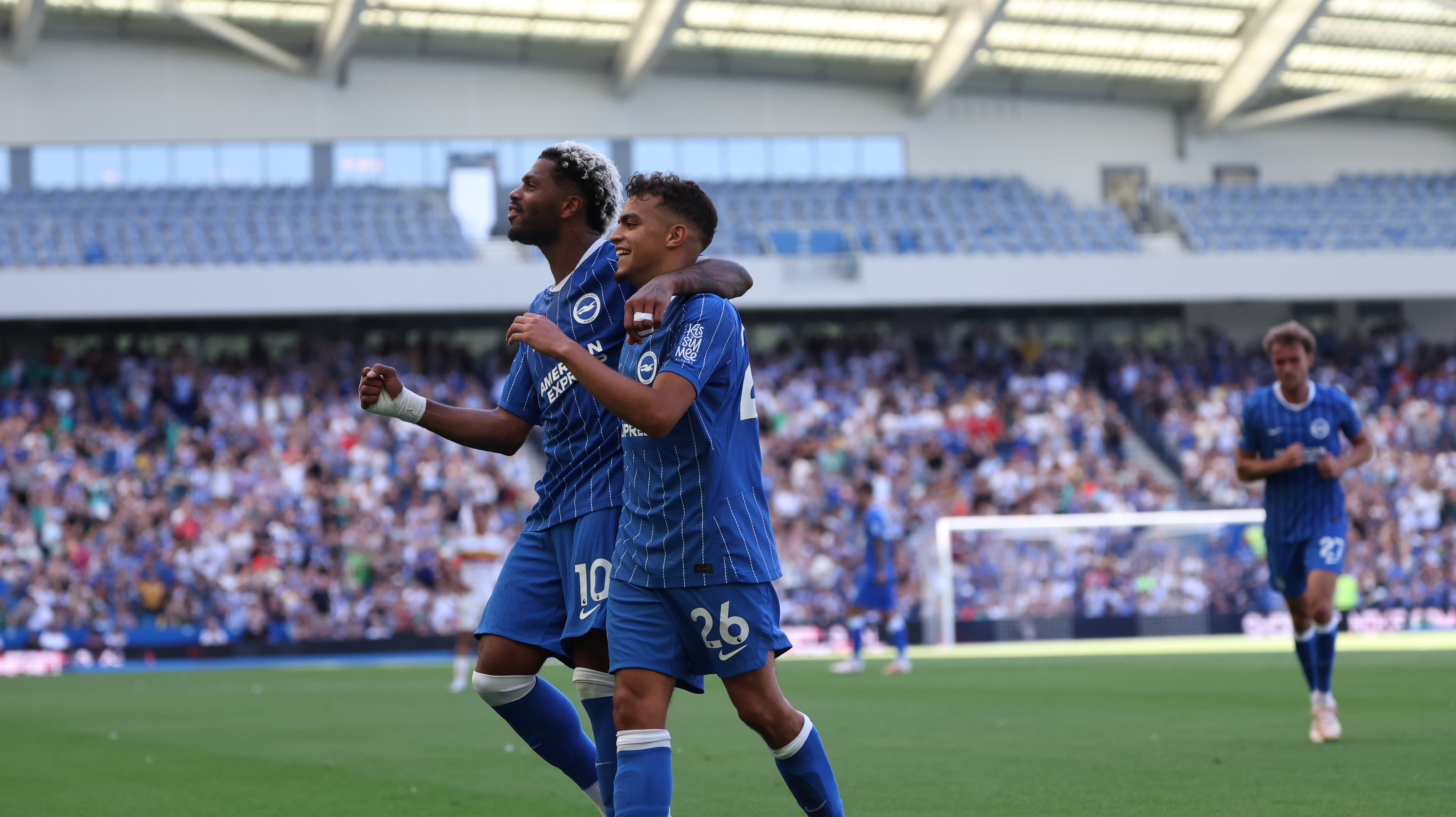 Match report: Yasin Ayari scores twice as Albion beat Roma 3-0