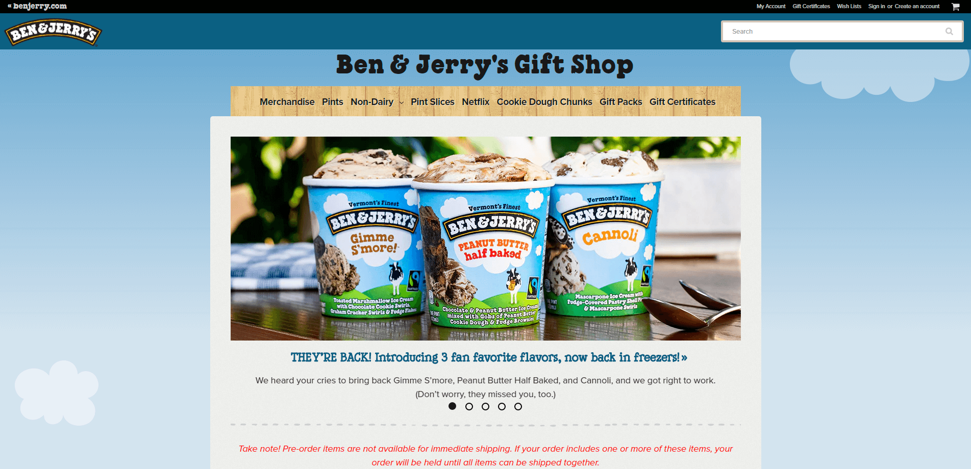 Ben and Jerry's 