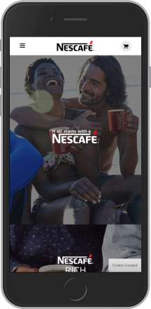 Nescafe on mobile
