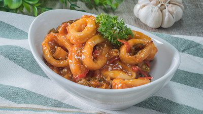 Resep Cumi Asam Manis