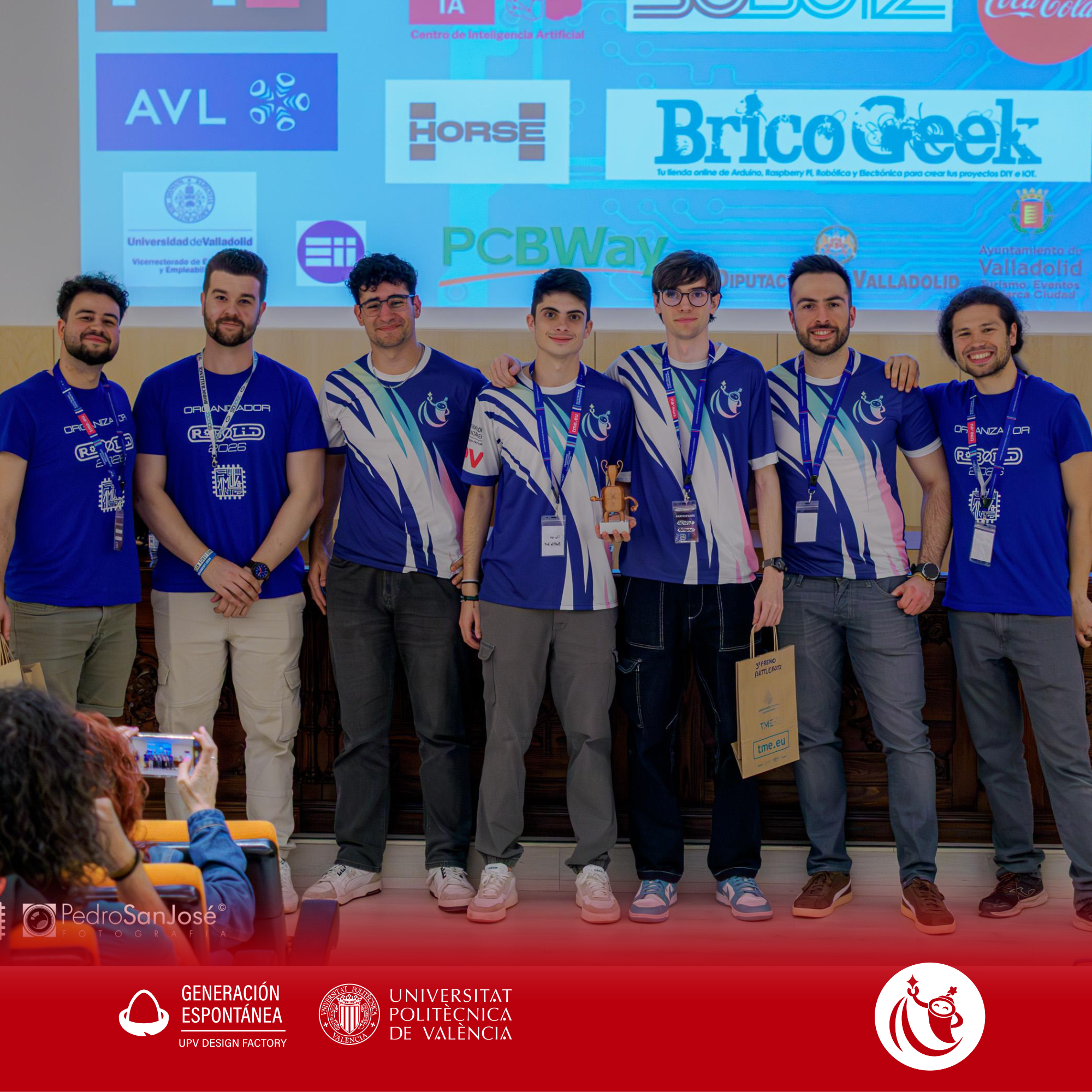 TARS UPV consigue el 3er puesto en Robolid 2026