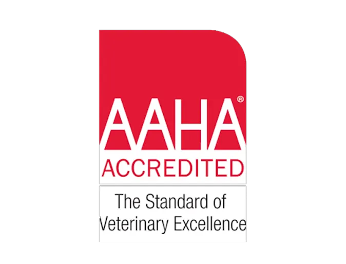 AAHA red and white logo AAHA red and white logo