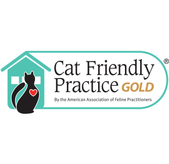 Gold Certified Cat-Friendly Practice Logo Gold Certified Cat-Friendly Practice Logo
