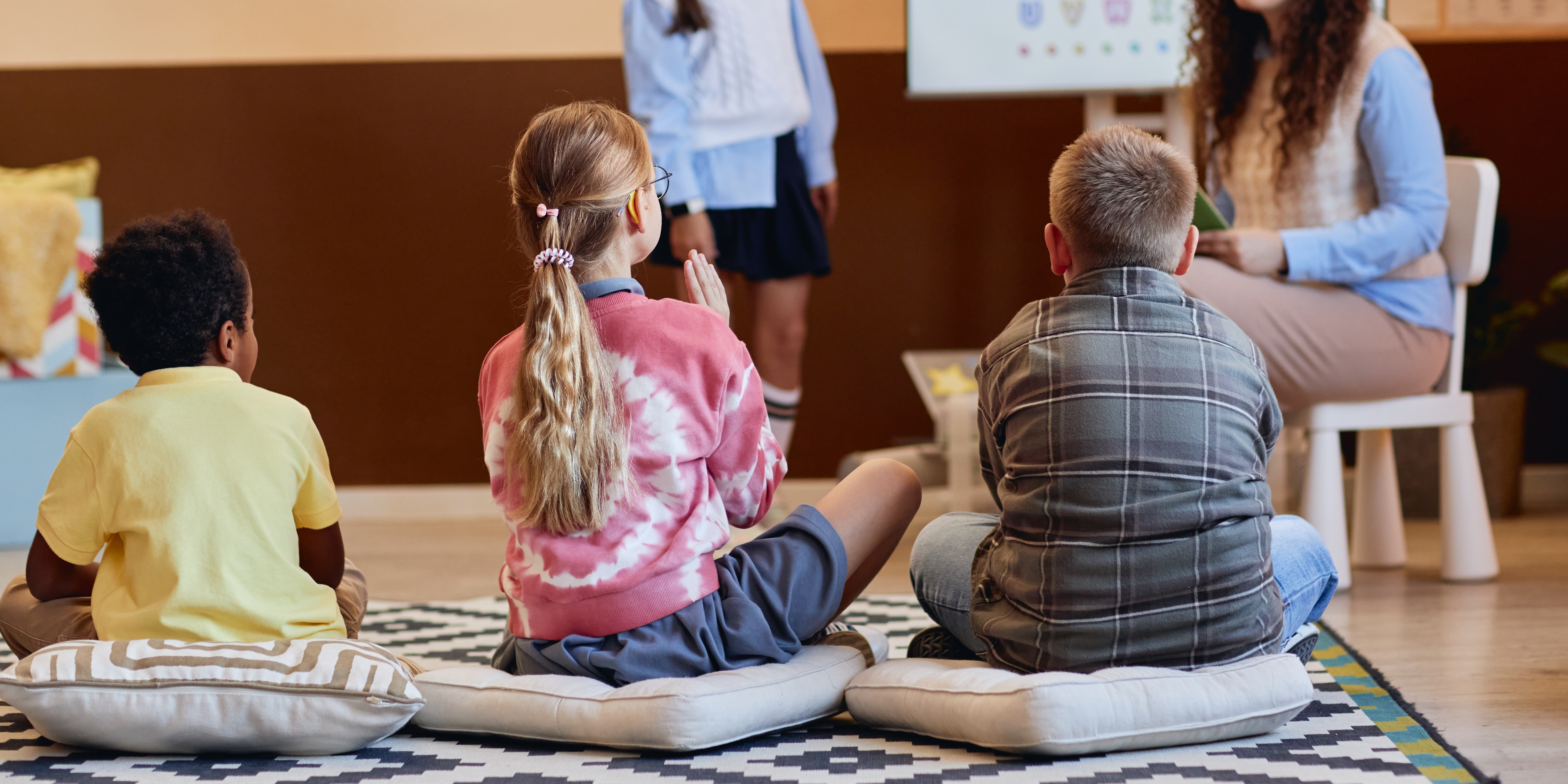 Children at a school