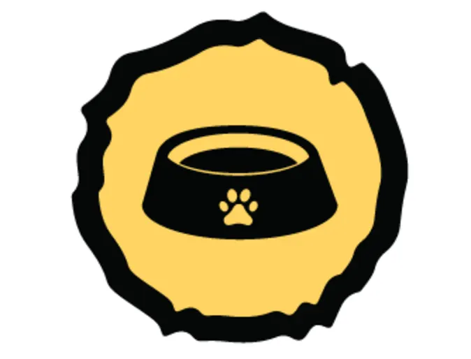Dog bowl icon Dog bowl icon