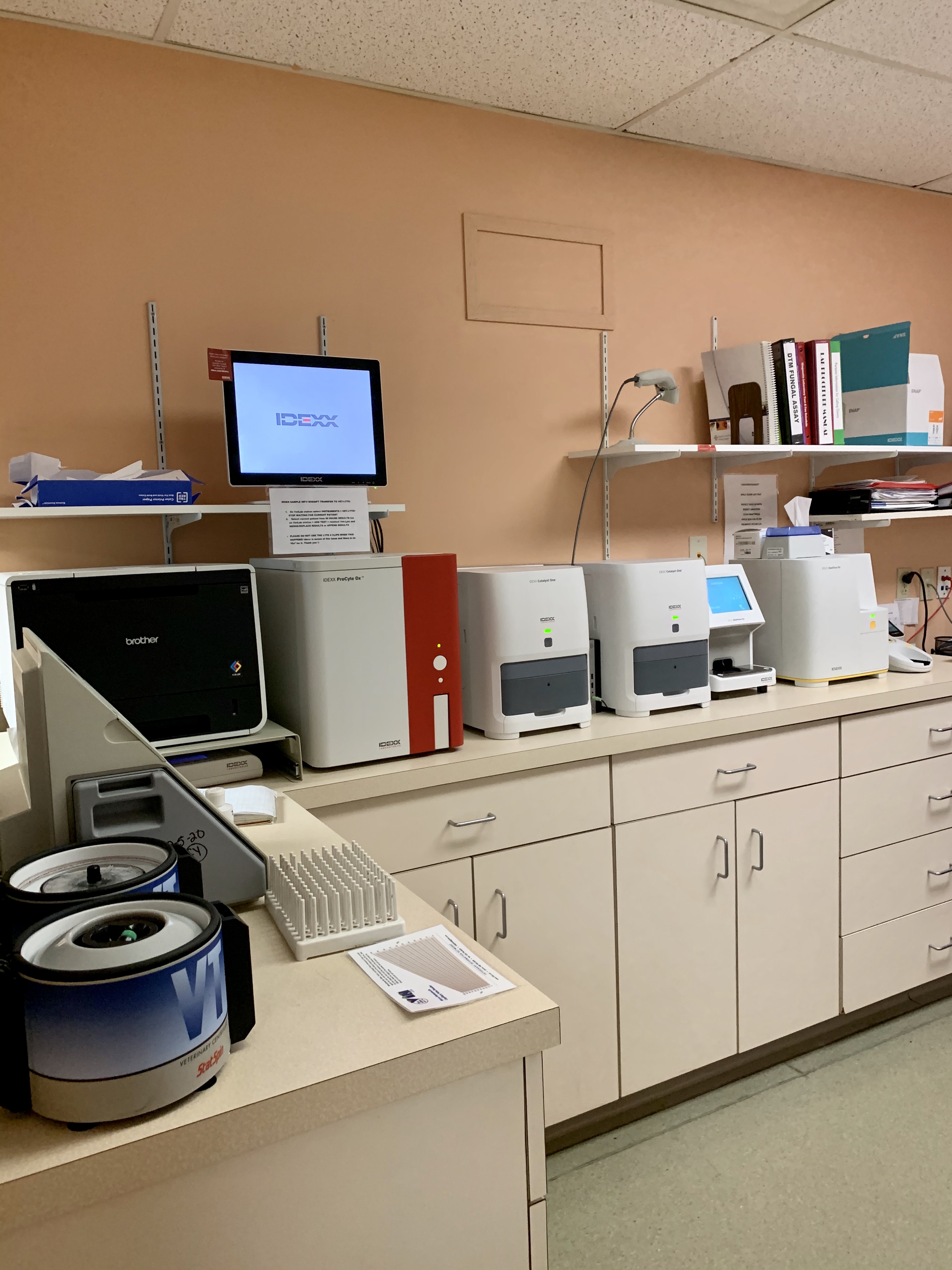 Lab Area at Camboro Veterinary Hospital 