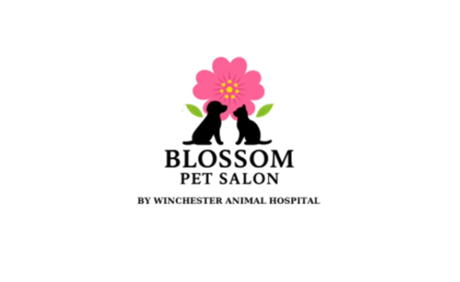 Blossom Pet Salon Logo Blossom Pet Salon Logo