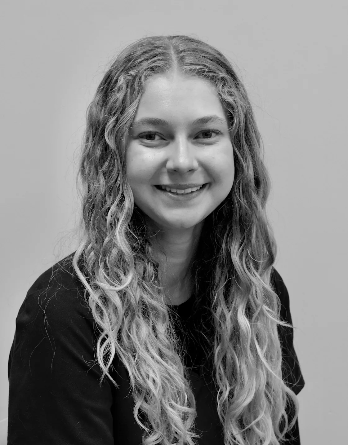 Kaela smiling for a photo. Kaela smiling for a photo.