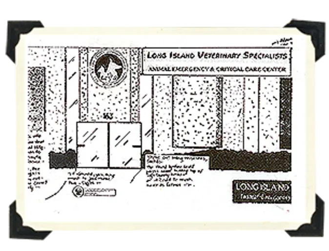Blueprint of LIVS exterior building Blueprint of LIVS exterior building